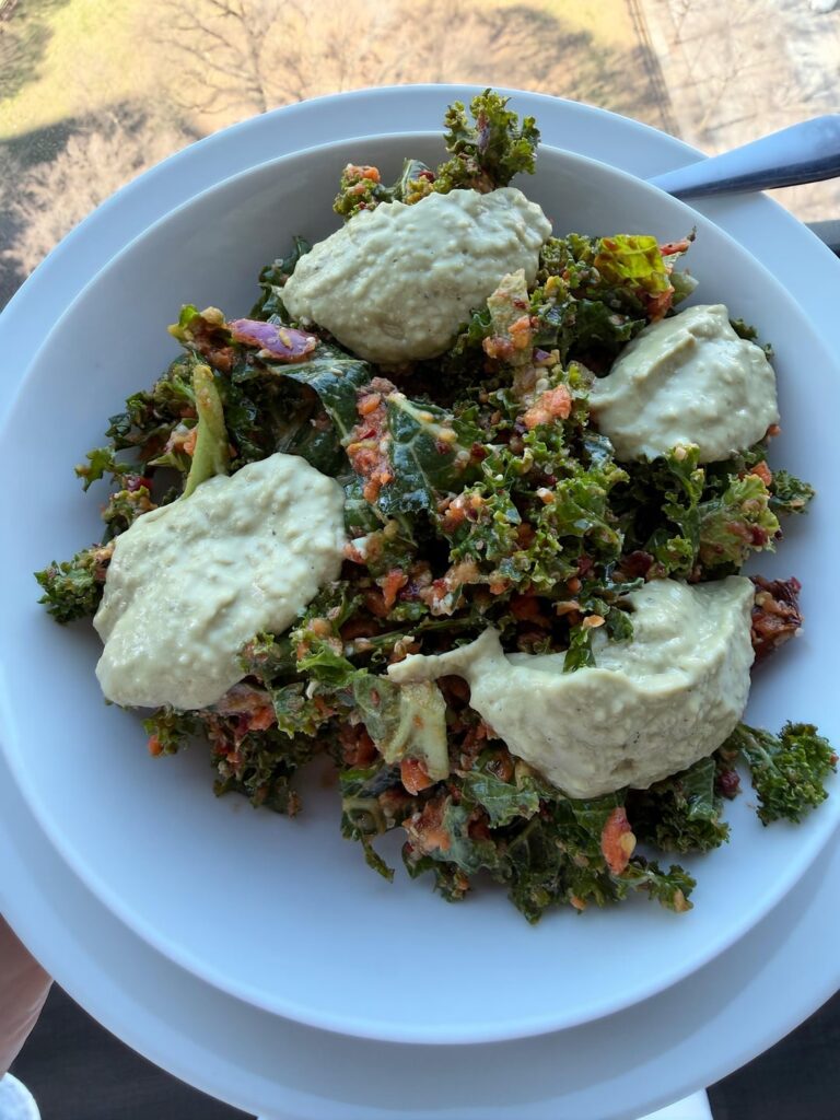 Refreshing Kale Ginger Salad