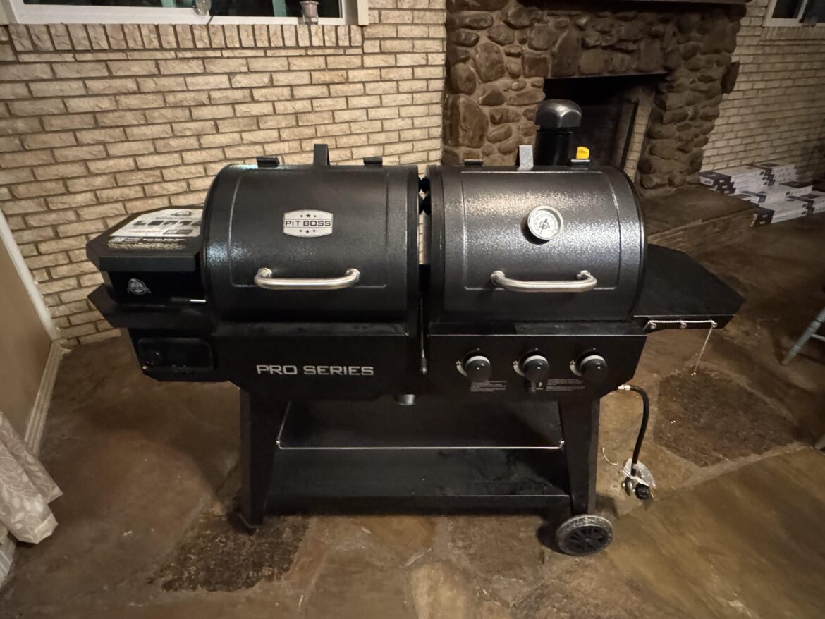 New grill smoker combo