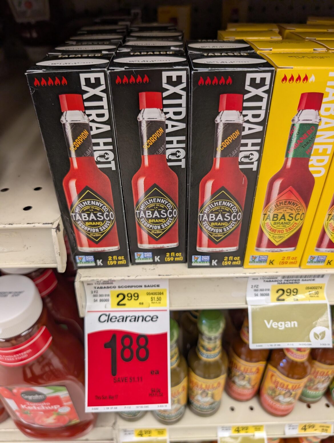 Clearance... going in *and* out