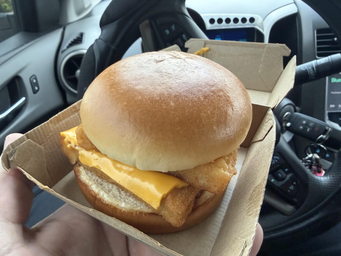 First time trying the filet o’ fish due to the last post here and dam, this was actually really solid lol.