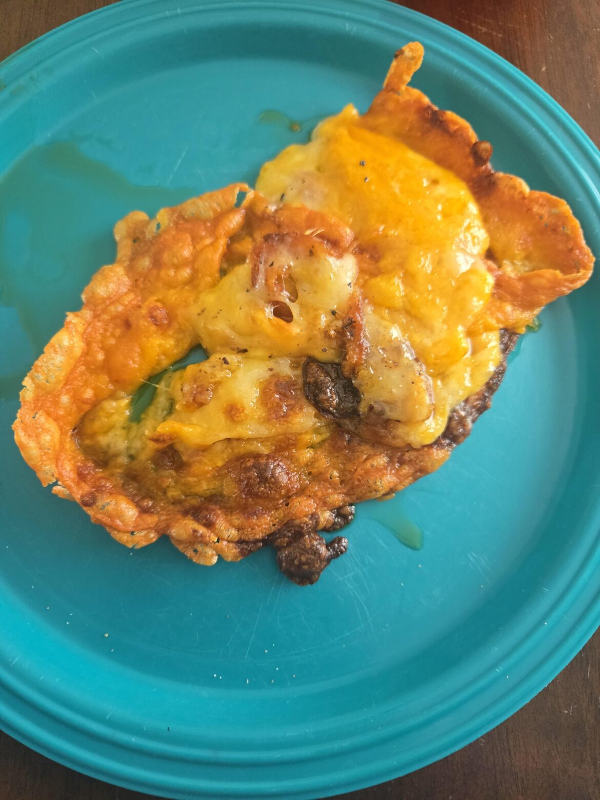 Saw someones nice looking "grilled cheese" so I'm here to counter balance with my abomination