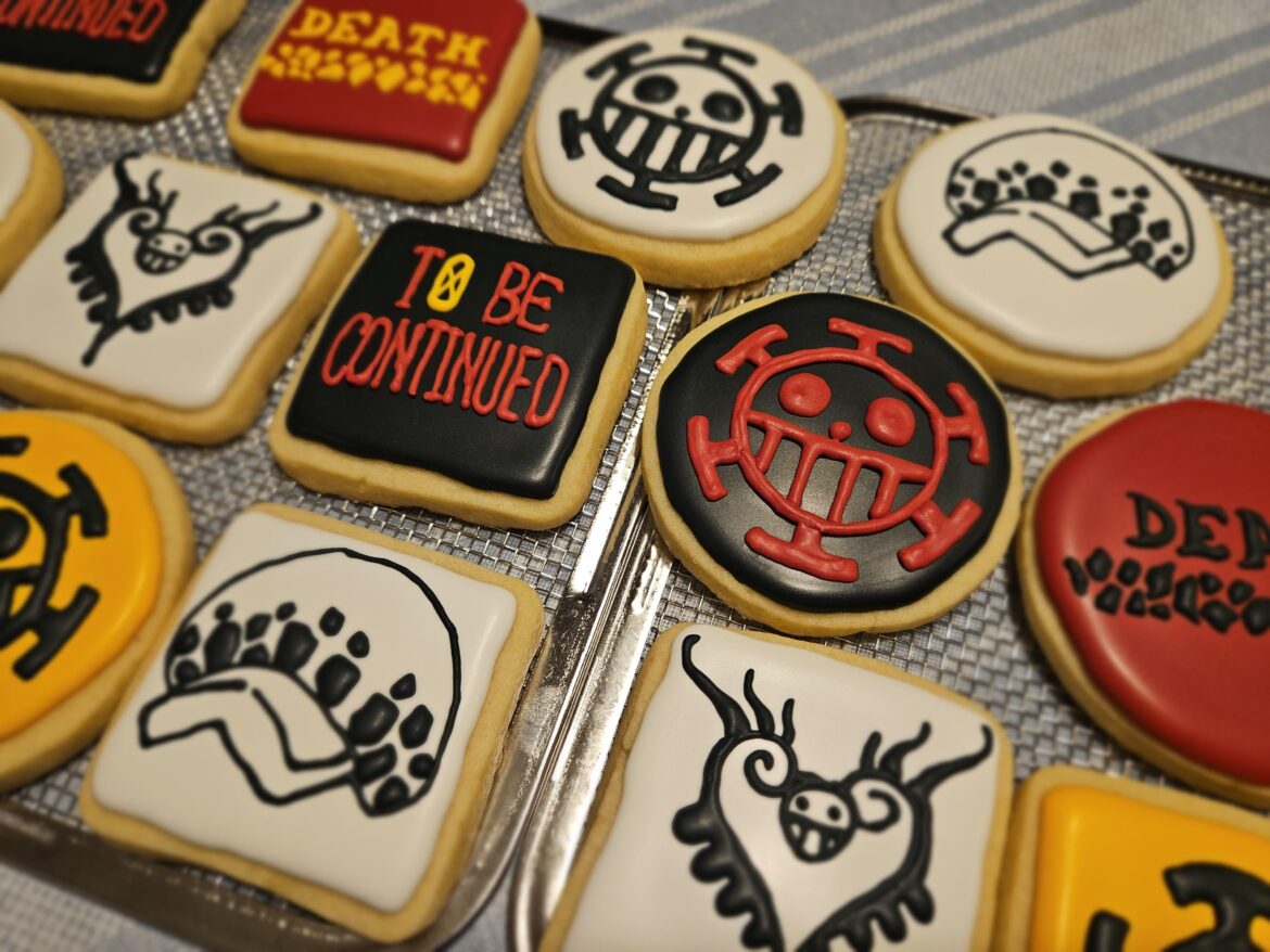 Heart Pirates One Piece cookies