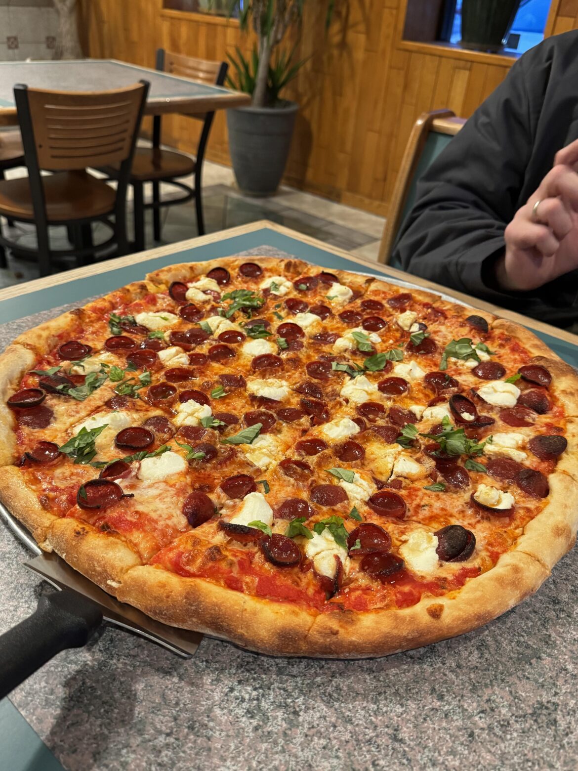 Hot honey Ricotta pepperoni, Capri Pizza, Holyoke MA
