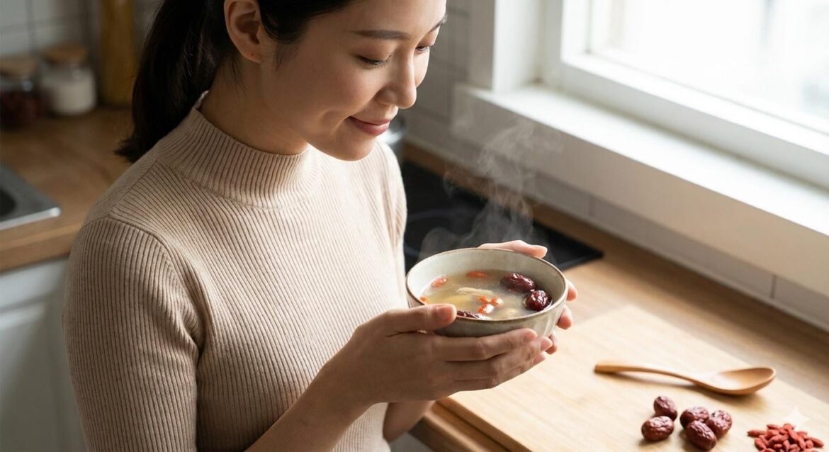 A simple midday tonic soup can support stable energy without heaviness.