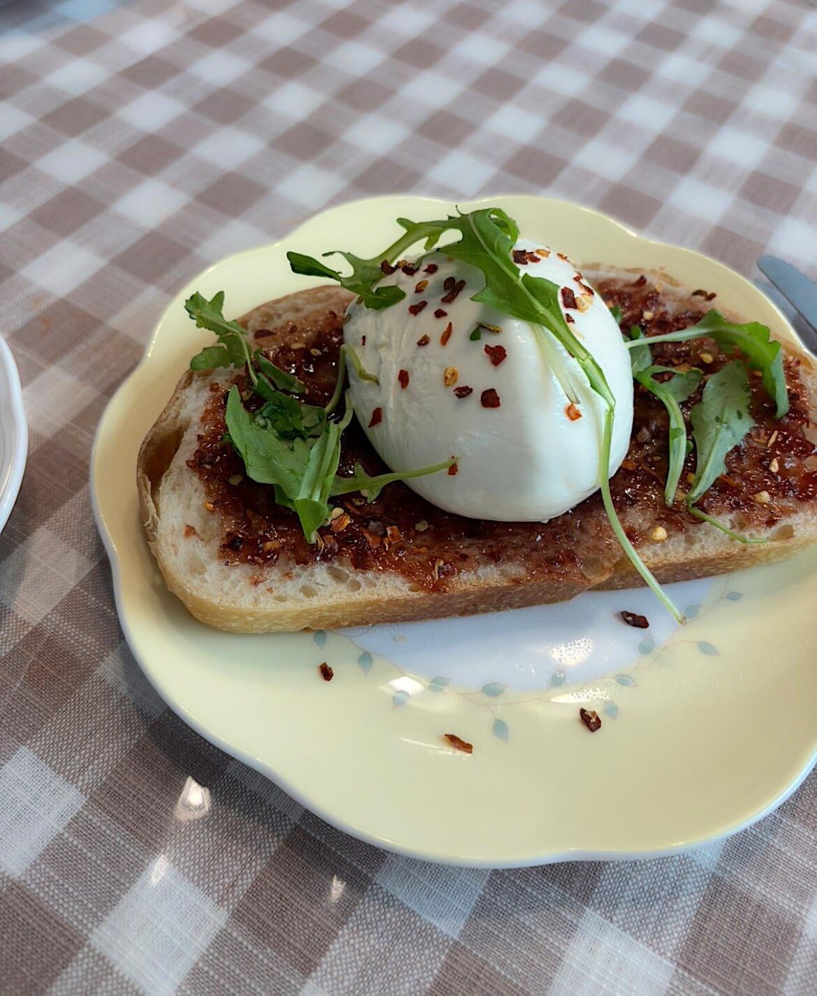 Burrata on toast. How do you like to enjoy it?