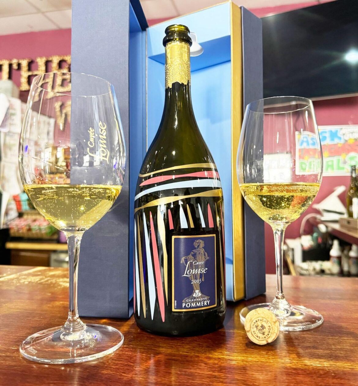 Celebrating WSET 3 with Distinction! Pommery "Cuvée Louise" (2005)