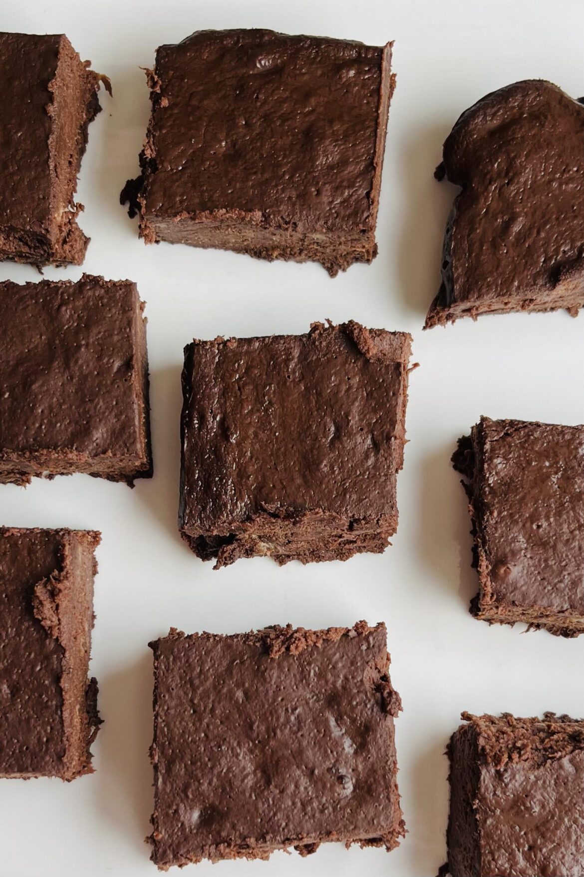 Vegan banana chocolate brownies