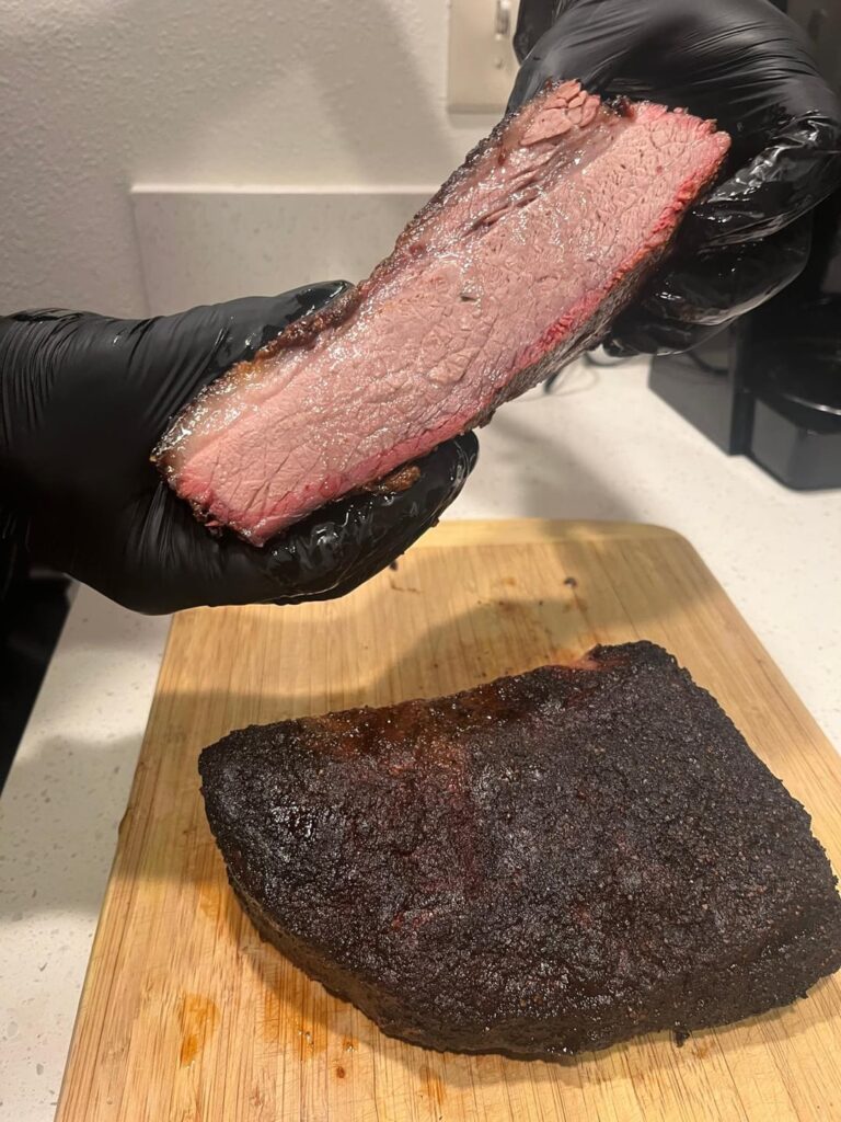 First brisket on the Weber