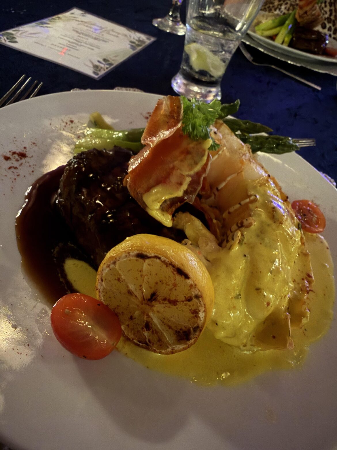 Lobster with a side of fillet