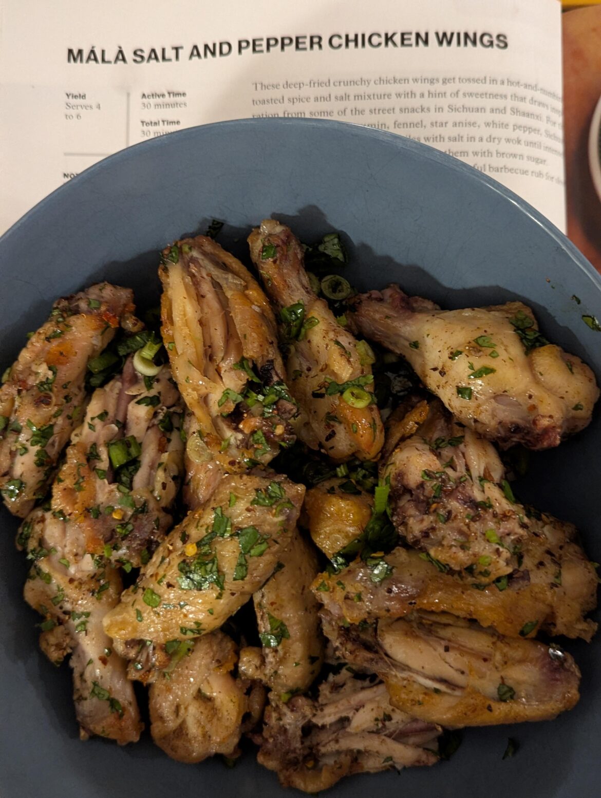 The Wok Weekly #122: Mala Salt and Pepper Chicken Wings