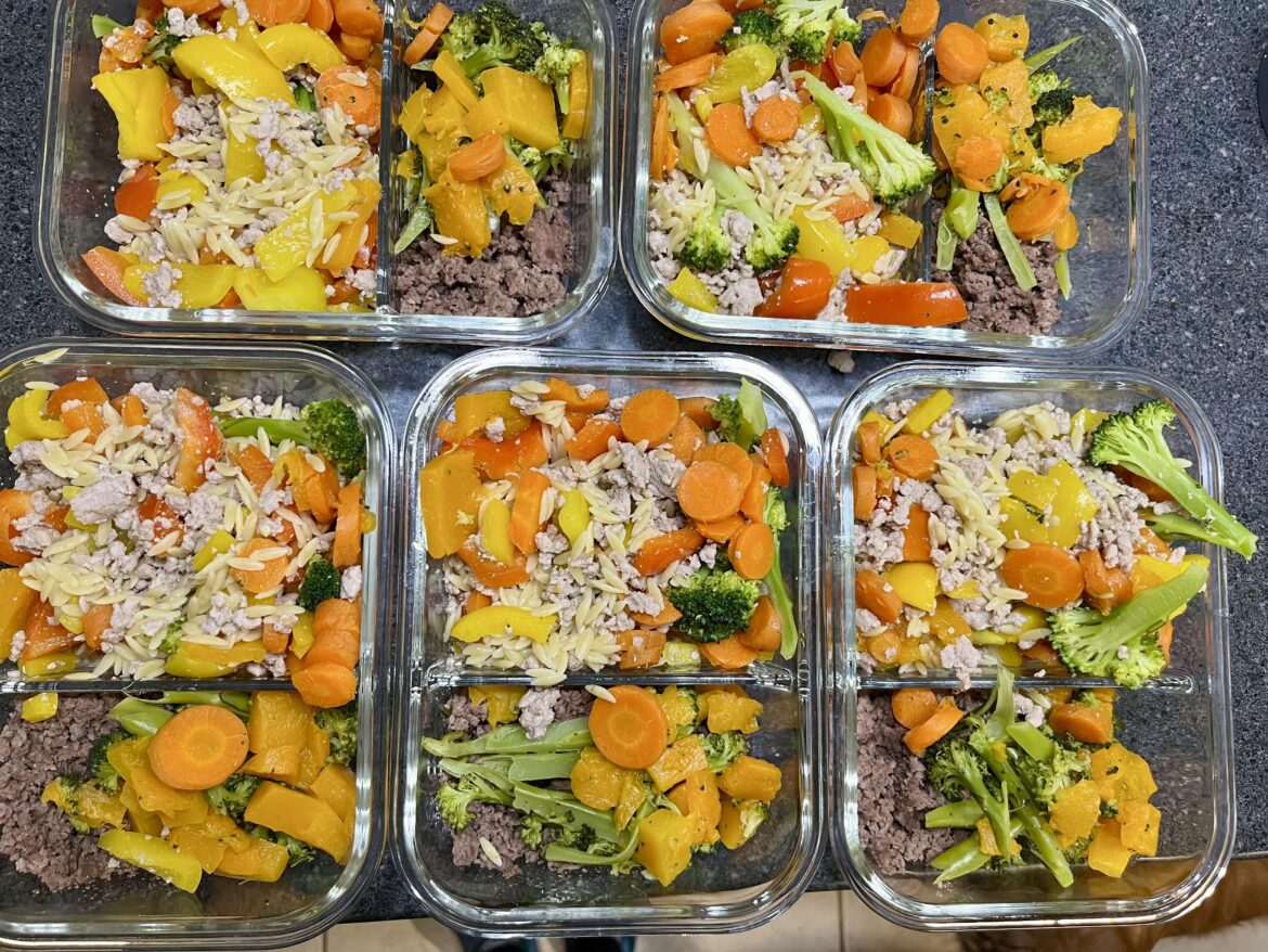 meal prep for both me and my dog