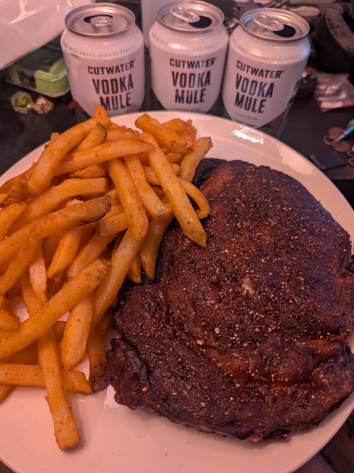 I can only cook the perfect steak when drunk.