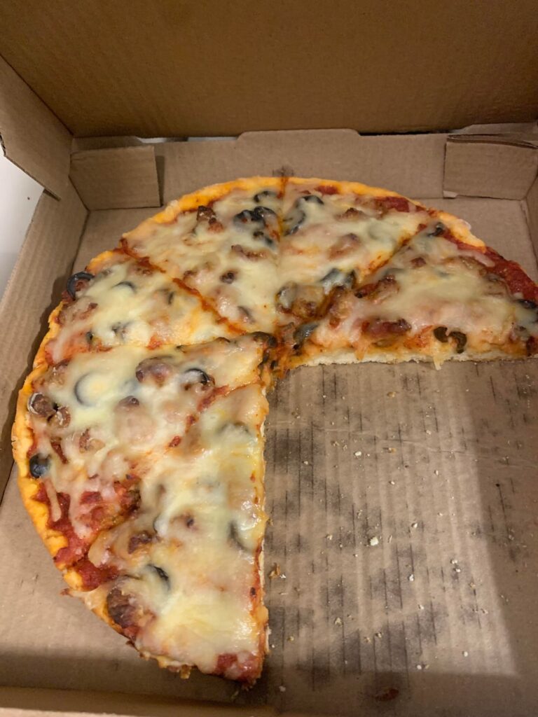 How many calories per size?