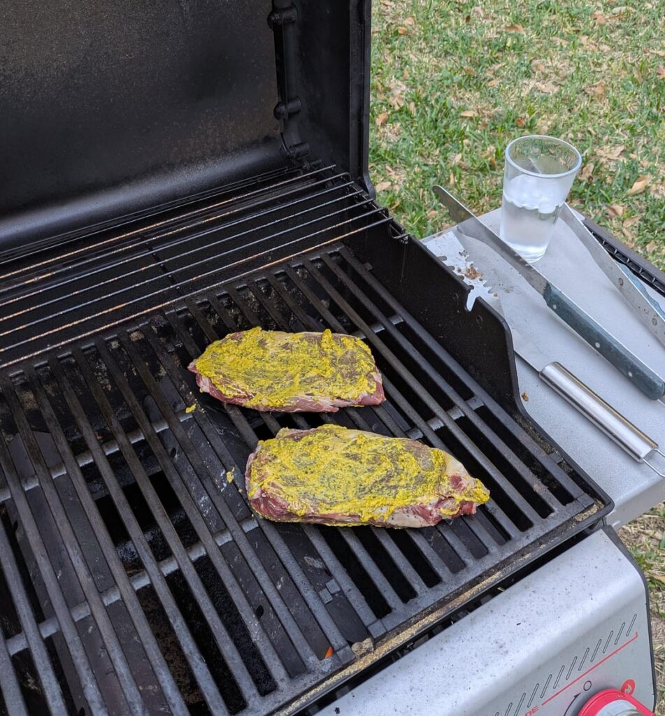 Busted out some ribeyes