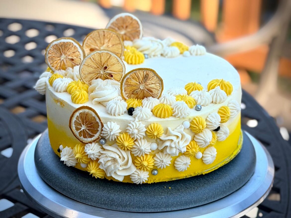 My partner requested a lemon cake for his birthday. How'd I do?