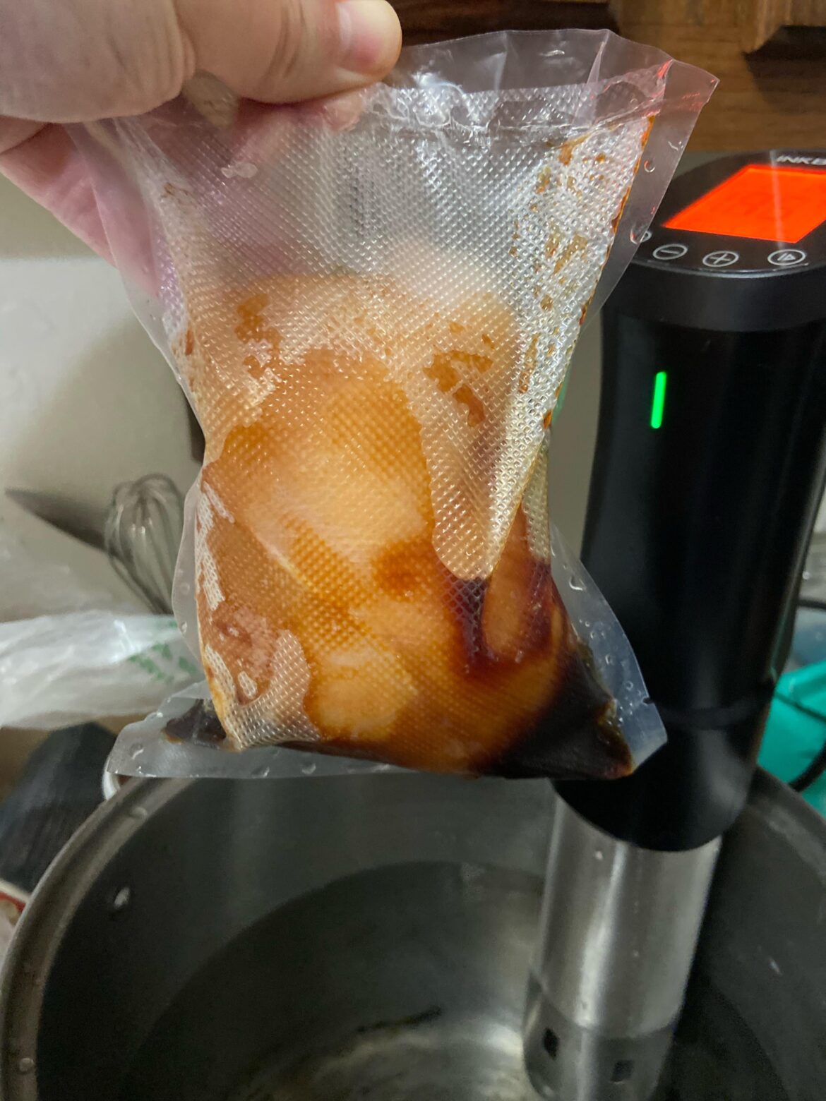 Soy sauce/sesame oil marinade in chicken. Is this ok?