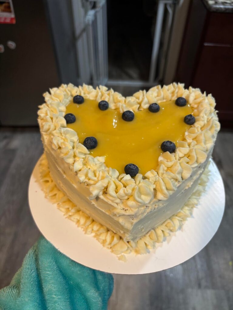 Made two cakes in one day!