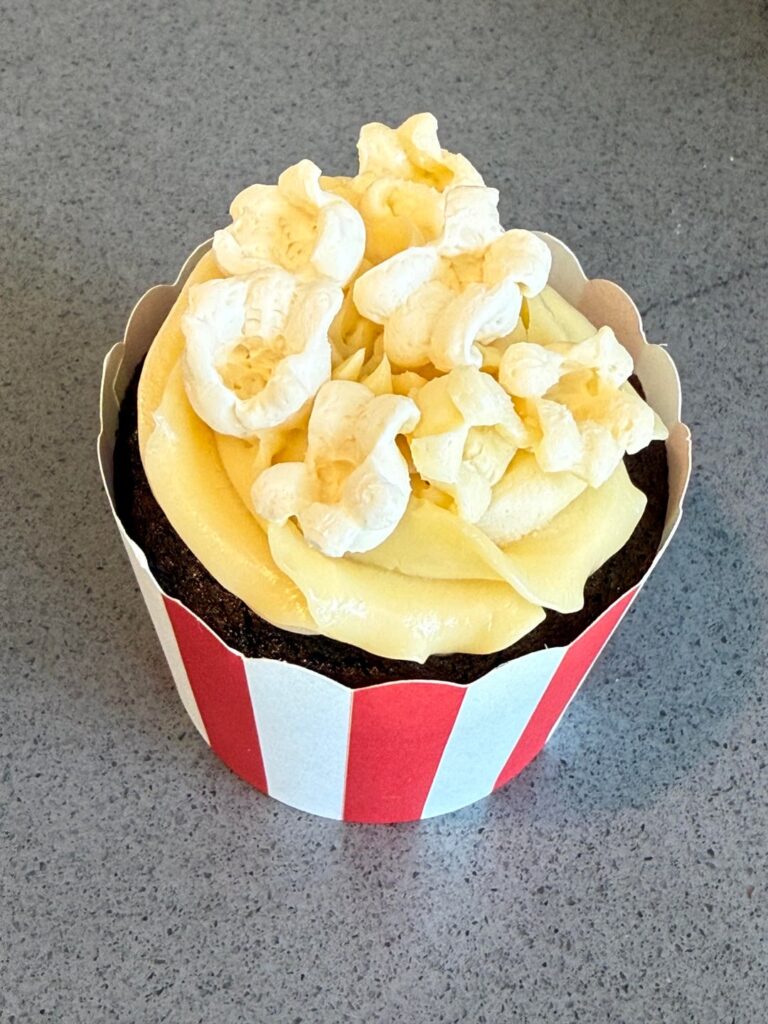 Buttercream Popcorn Cupcakes