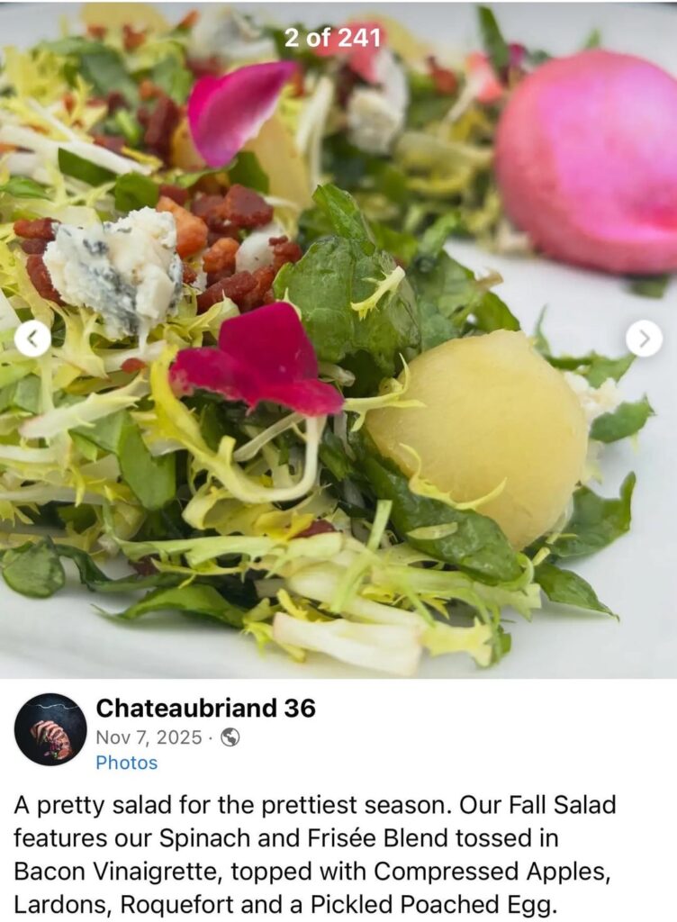 Fine dinning breakdown