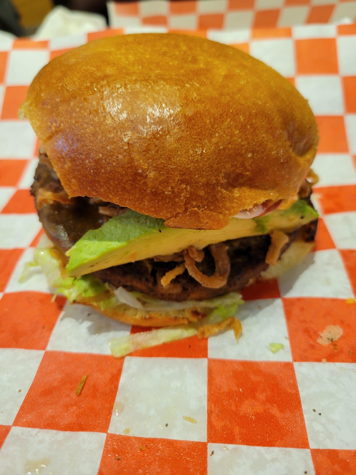 I think I actually prefer avocado slices on a burger instead of guacamole.