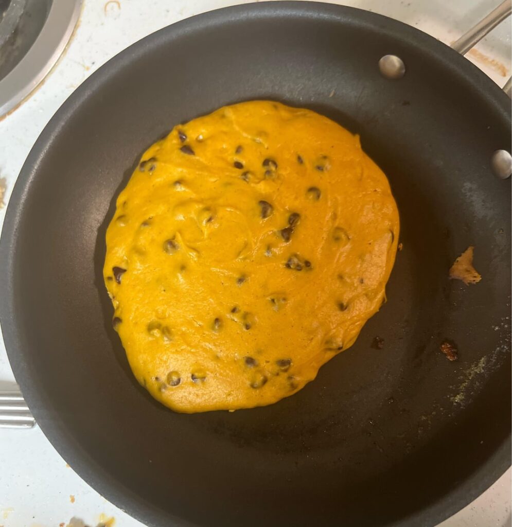 chocolate chip pumpkin pie pancake.s
