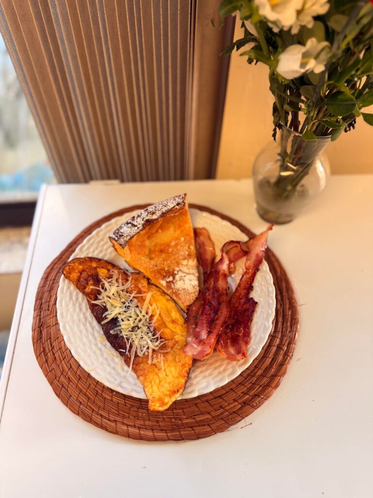 We made Valentine’s breakfast together! 💕