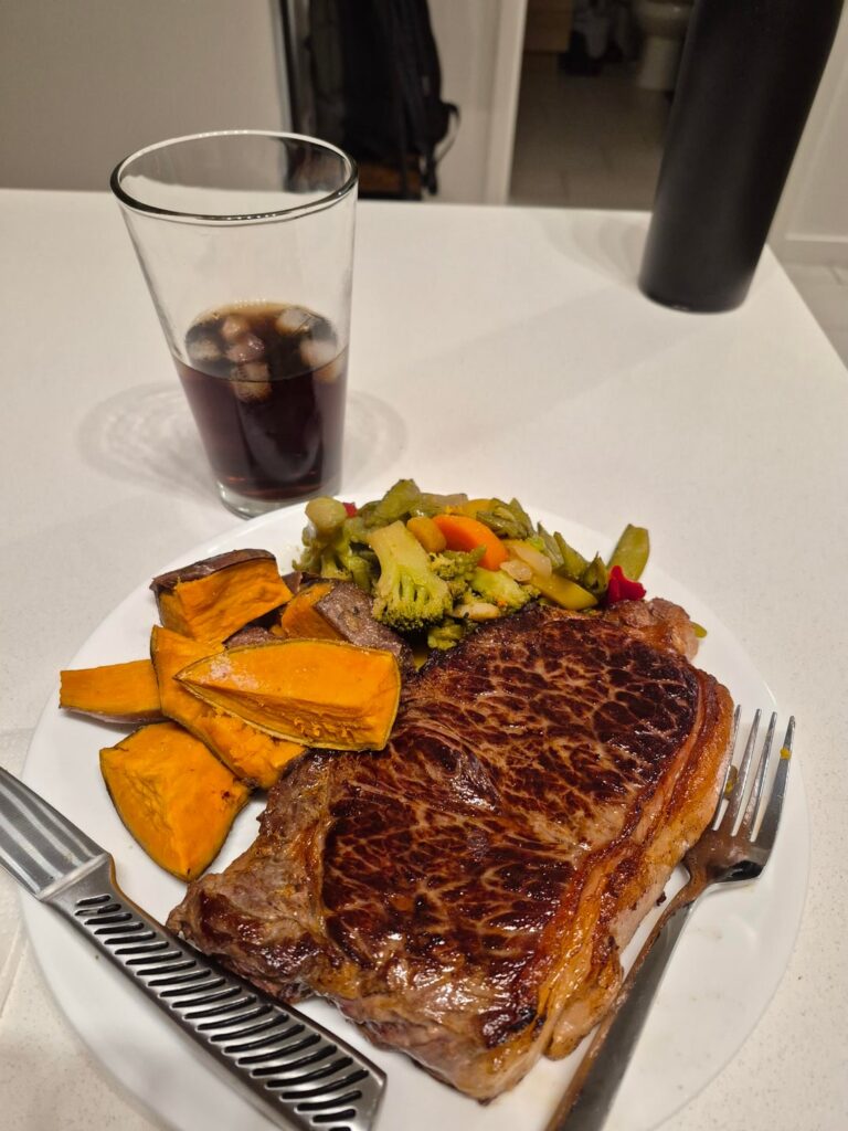 Happy Friday, everyone, ny strip on stainless