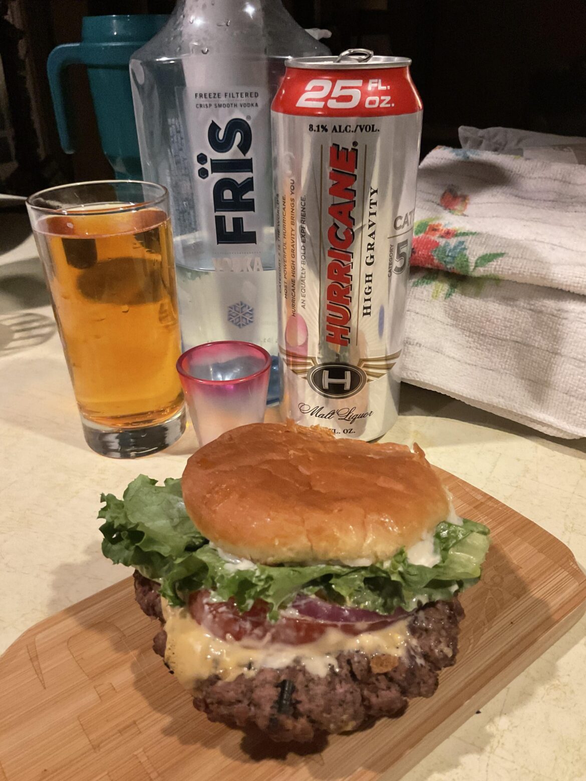 4:48 am cheeseburger..