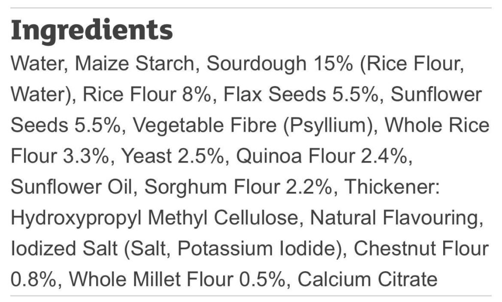 Gluten free white carb guy here - too much whole fibre at night causes me issues. This is about the best bread I can find, Schar Wholesome Vitality Loaf. Just wondering if it’s worth buying, or just junk disguised as health food?