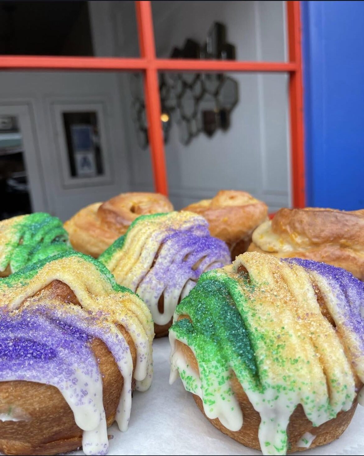 King Cake Rolls from Brooklyn Kolache
