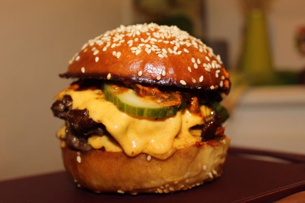 DBL cheeseburger I made