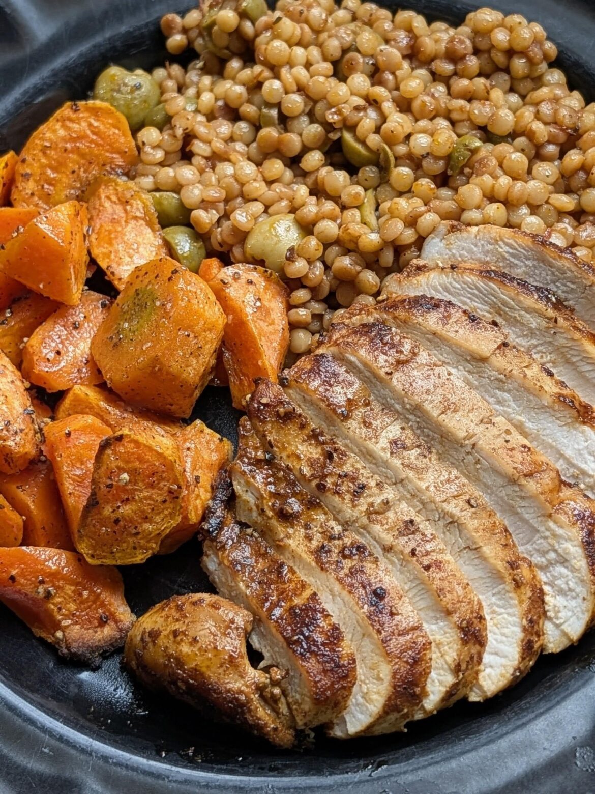 Paprika Chicken & Green Olive Couscous