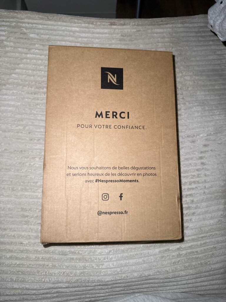 Welcome offer with my coffee maker.