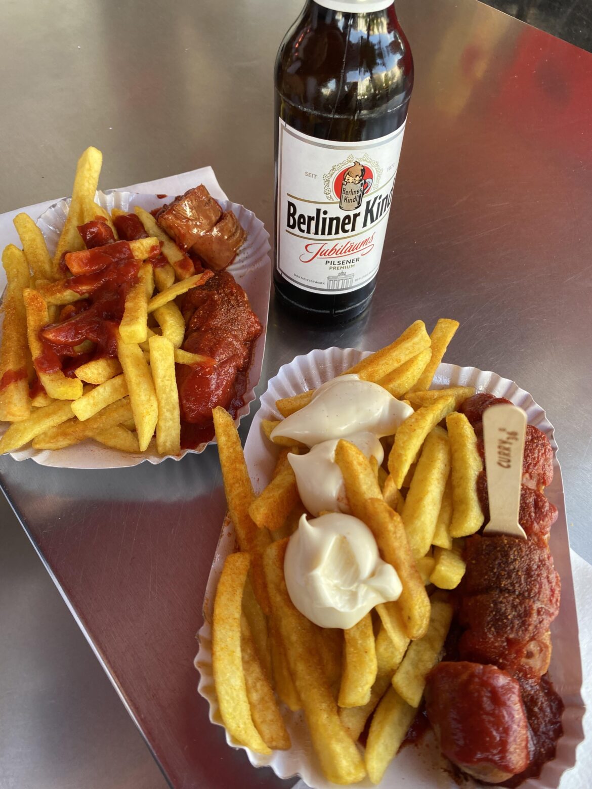 [I ate] Currywurst