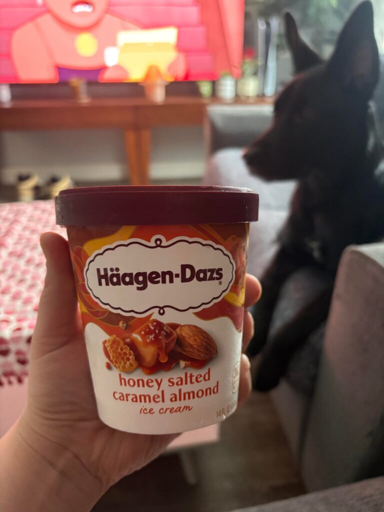 Honey salted caramel almond ✨