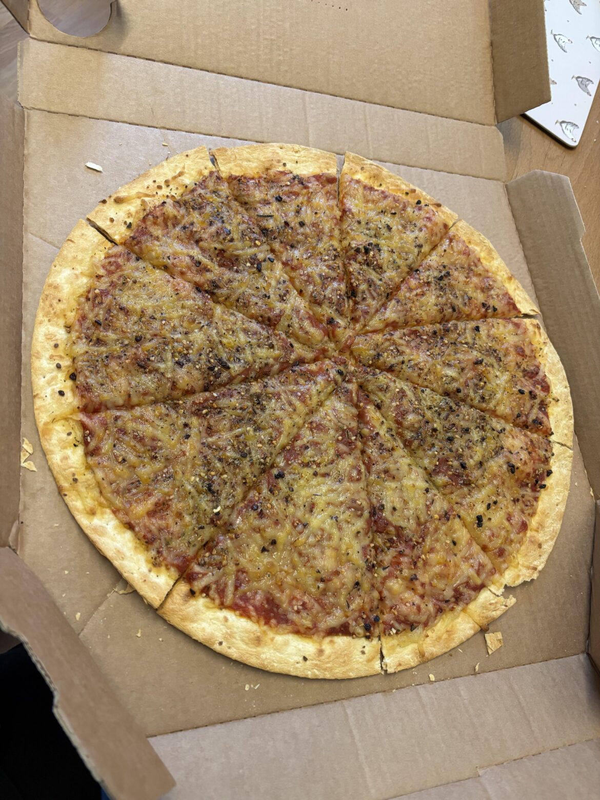 Dominos UK have stopped selling normal pizza crust for dairy-free people. Instead they only offer crackers.