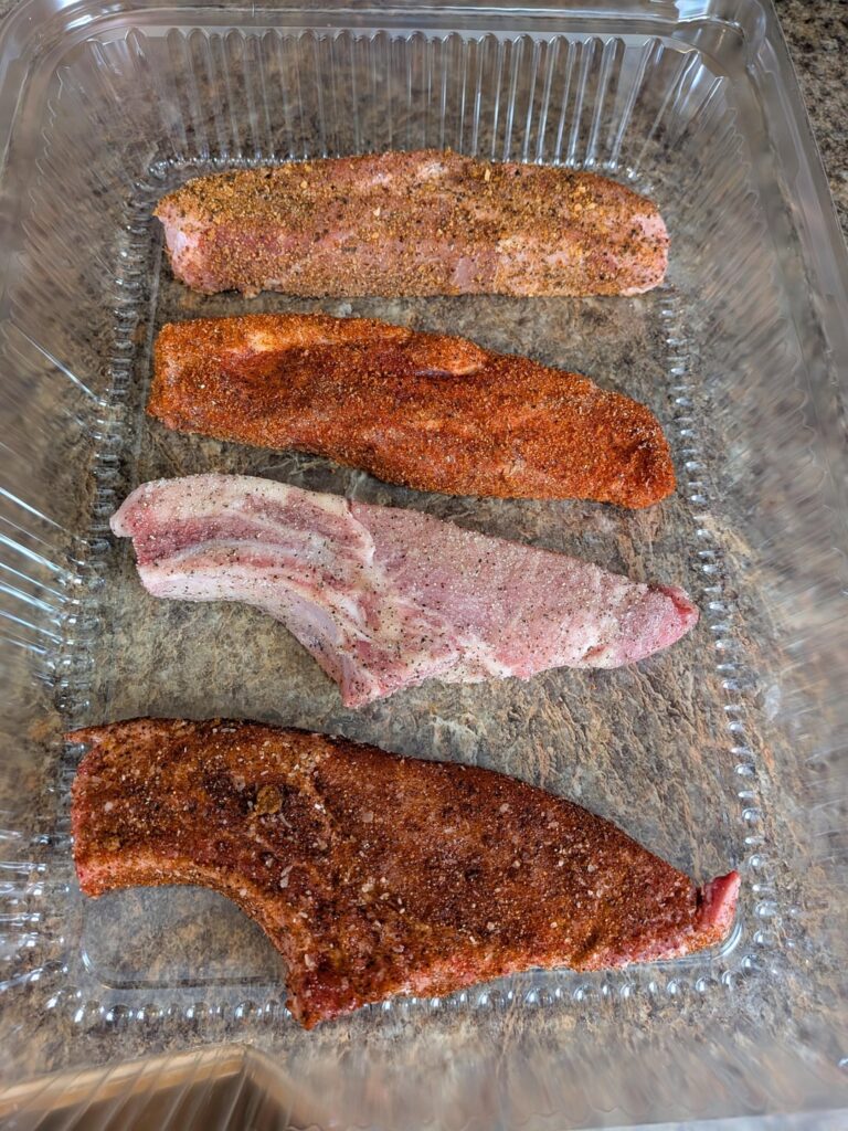 Country style ribs on the kettle