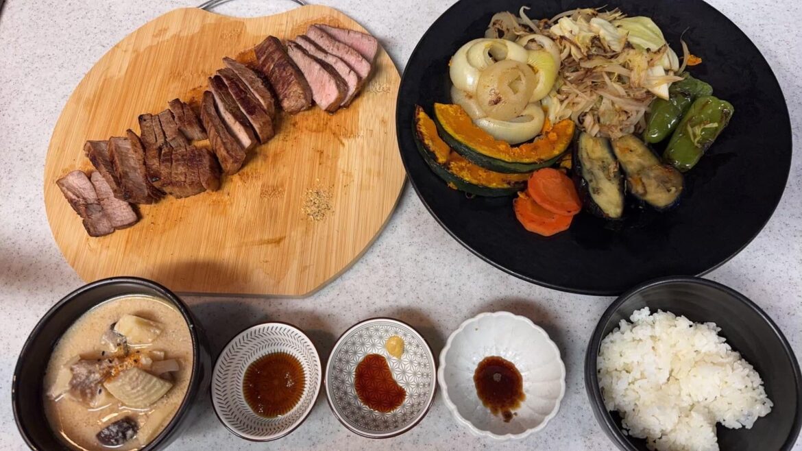 Still working… but today’s small reset dinner in Tokyo