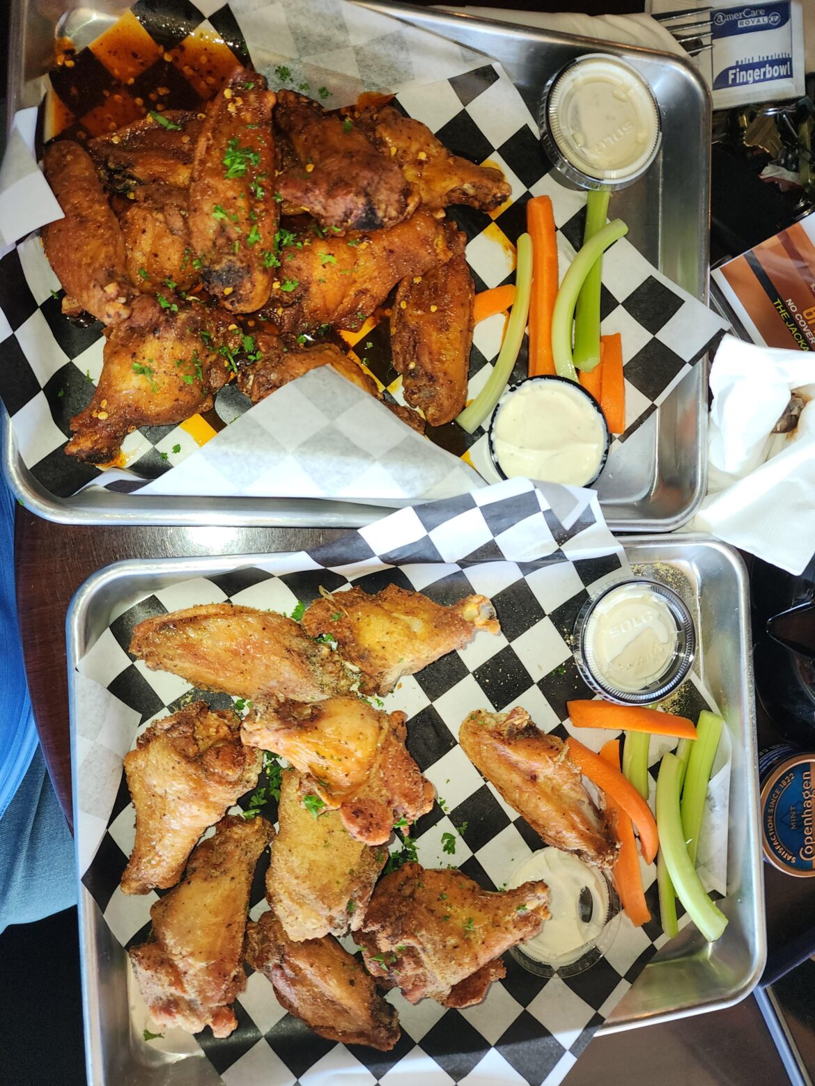 Dry rub wings Jackalope Tavern Aurora Co