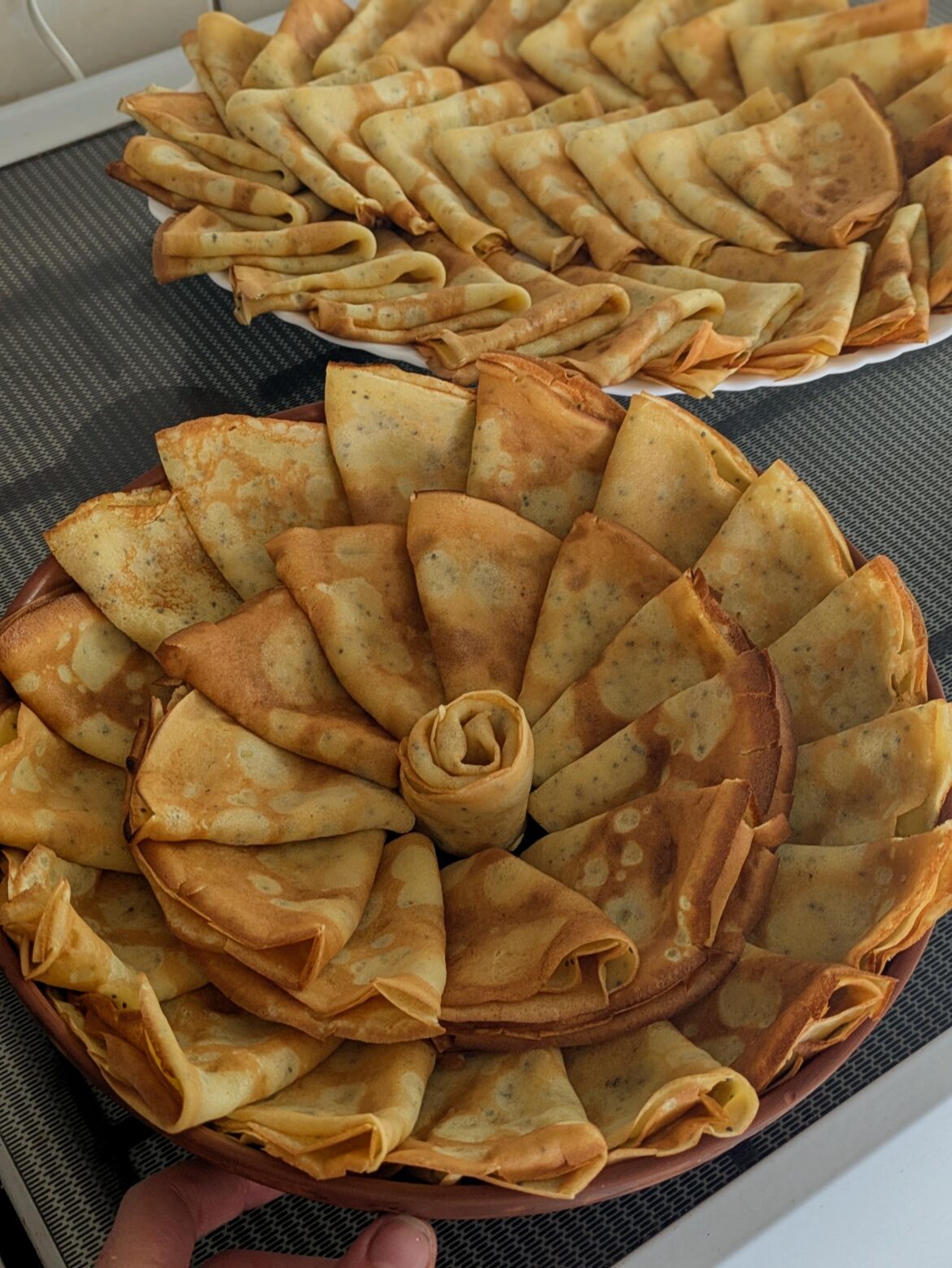 [homemade] crepes for dinner