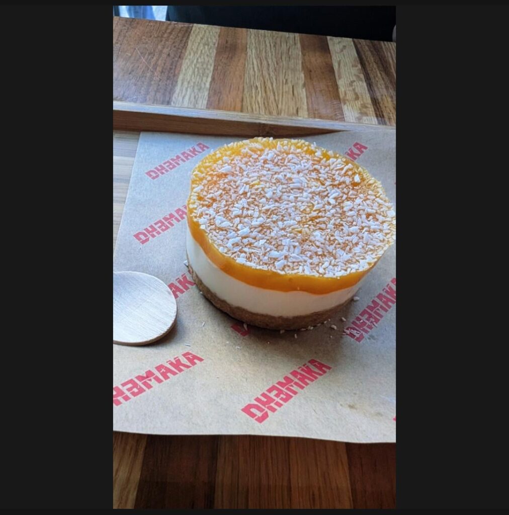 What is this Dessert at Dhamaka?