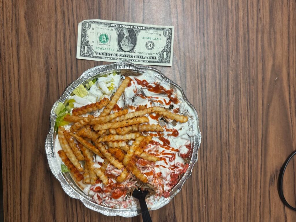 Lamb and chicken platter