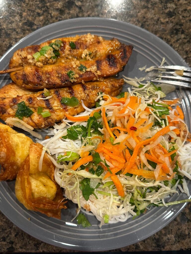 calorie count in this vermicelli style plate?