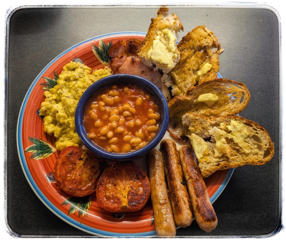 Non-Onion Scrambled Egg Fry Up!