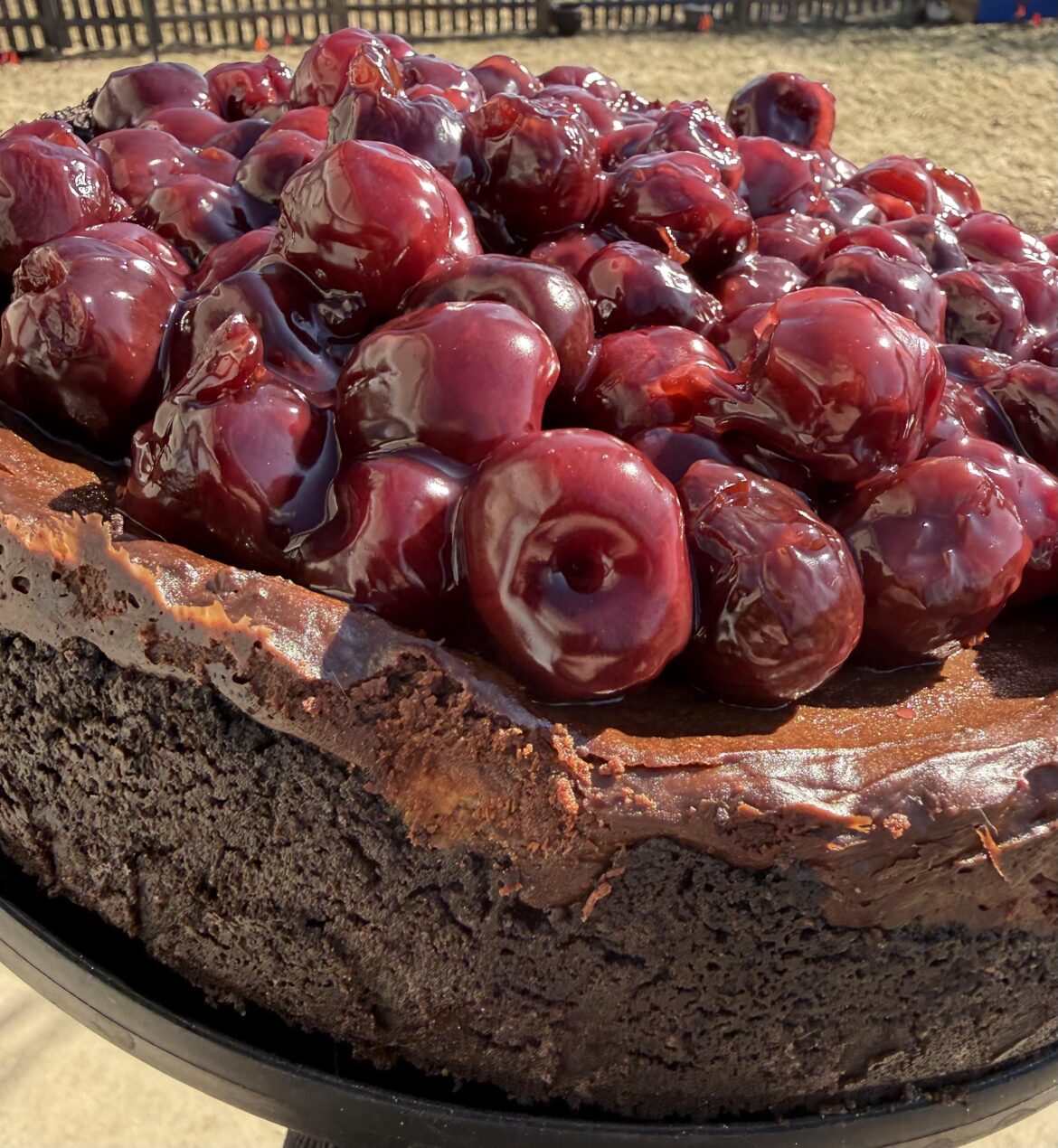 Chocolate Cherry Cheesecake