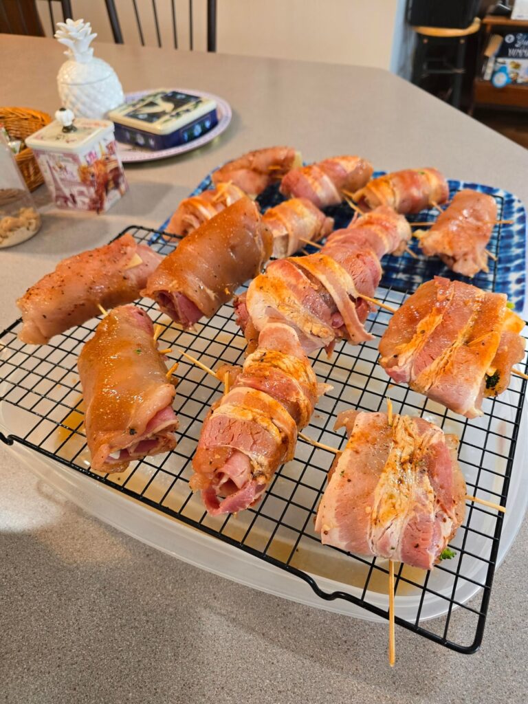 Smoked Chicken Cordon Blu - with a twist.