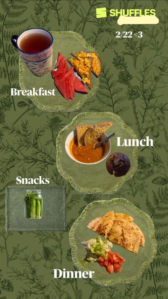 Food Journaling to stick to my goals