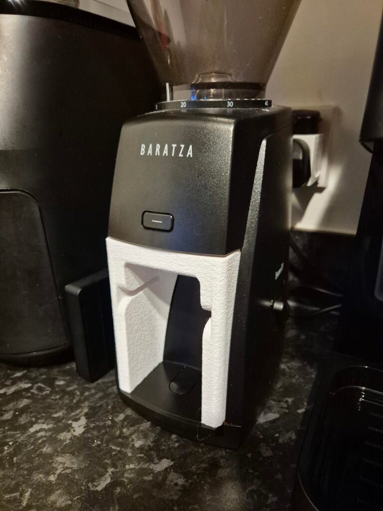 3D-printed portafilter holder is great but messy. Can I improve this?