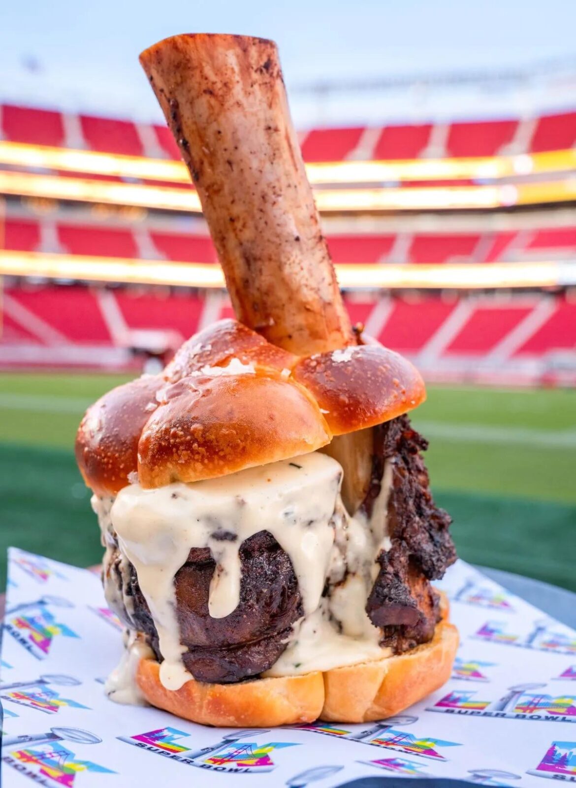 Super Bowl $180 Cheeseburger