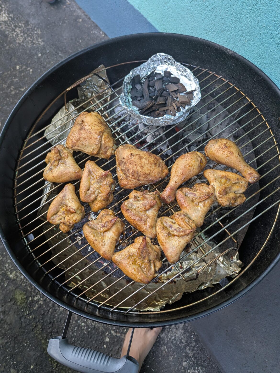 When you live in the Caribbean and you can only get wood chips/pellets